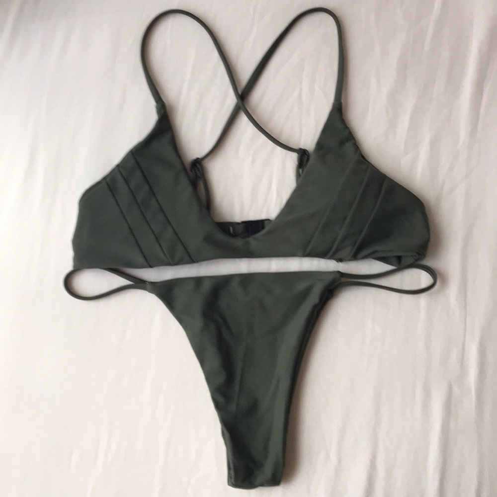 Olive bikini set